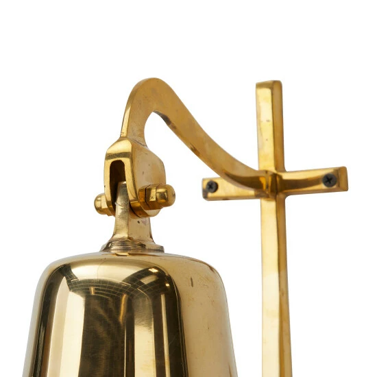 Cheapest 😍 Studio 350 Brass Nautical Bell - 7 X 10 X 10 Silver 💯 - Image 5