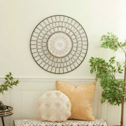 Coupon 🌟 Studio 350 Black Iron Farmhouse Wall Decor 32 X 32 X 2 - 32 X 2 X 32 🔔