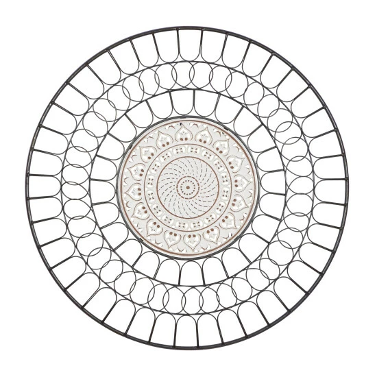 Coupon 🌟 Studio 350 Black Iron Farmhouse Wall Decor 32 X 32 X 2 - 32 X 2 X 32 🔔 - Image 2