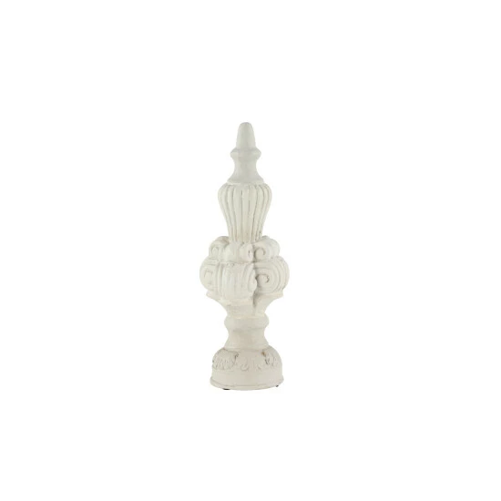 Discount 😀 Studio 350 White Fiberglass Farmhouse Sculpture Finial 20 X 7 X 7 - 6.50 X 6.70 X 19.40 🤩 - Image 2