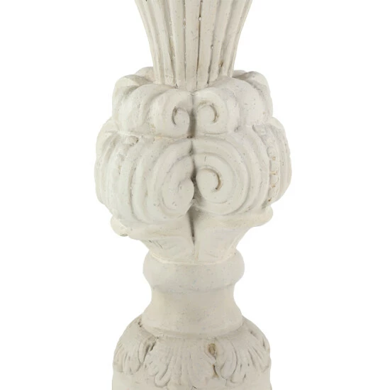 Discount 😀 Studio 350 White Fiberglass Farmhouse Sculpture Finial 20 X 7 X 7 - 6.50 X 6.70 X 19.40 🤩 - Image 3