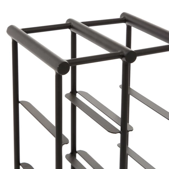 Best reviews of ⌛ Studio 350 Black Iron Industrial Wine Rack 15 X 9 X 8 - 9 X 8 X 15 😀 - Image 6