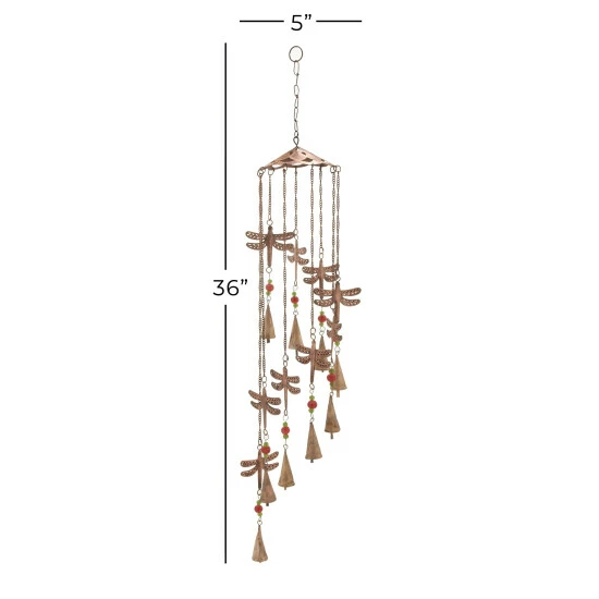 Budget ✨ Studio 350 Brass Iron Eclectic Windchime 36 X 5 X 1 ❤️ - Image 4
