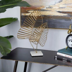 Best reviews of 🥰 Studio 350 Gold Iron Glam Sculpture Nature 17 X 11 X 4 - 11 X 4 X 17 🤩