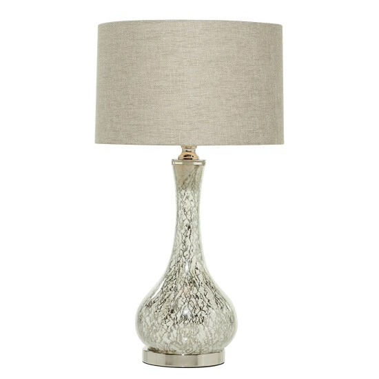 Deals โ Studio 350 Silver Glass Glam Table Lamp 28 X 14 X 14 - 14 X 14 X 28 โ๏ธ