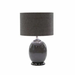 Best reviews of 🥰 Studio 350 Modern 23 X 15 Inch Matte Gunmetal Gray Table Lamp With Linen Shade 😉