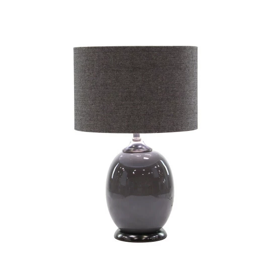 Best reviews of 🥰 Studio 350 Modern 23 X 15 Inch Matte Gunmetal Gray Table Lamp With Linen Shade 😉