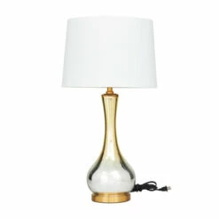 Cheapest ๐ Studio 350 Gold Glass Glam Accent Lamp - 15 X 15 X 27 ๐