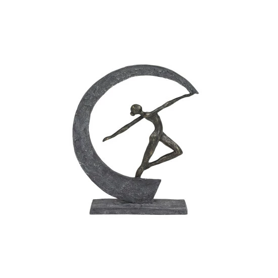 Flash Sale 👍 Studio 350 Grey Resin Modern Sculpture People 15 X 12 X 3 - 12 X 3 X 15 😀 - Image 6