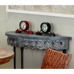 Best reviews of ❤️ Studio 350 Red Iron Vintage Clock Set Of 2 - 11 X 3 X 6Round 🔔