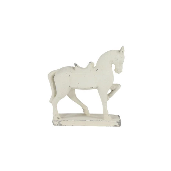 Hot Sale 👏 Studio 350 White Distressed Fiberglass Country Vintage Farmhouse Horse Sculpture - 13 X 4 X 14 👍 - Image 6