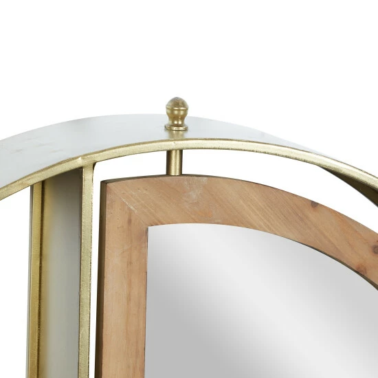 Flash Sale ✔️ Studio 350 Gold Iron Contemporary Wall Shelf 27 X 28 X 5 - 28 X 5 X 27 😀 - Image 4