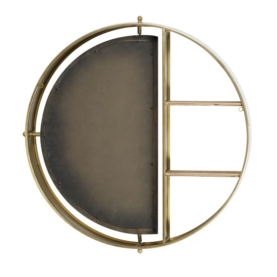 Flash Sale ✔️ Studio 350 Gold Iron Contemporary Wall Shelf 27 X 28 X 5 - 28 X 5 X 27 😀 - Image 6