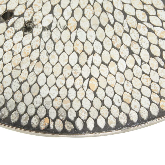 Best deal ⭐ Studio 350 Silver Aluminum Glam Accent Table 26 X 16 X 16 - 16 X 16 X 26Round ✨ - Image 6