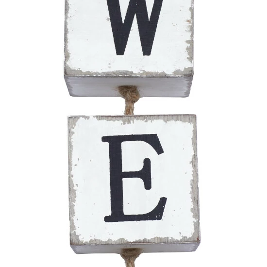 Cheap ๐ฅฐ Studio 350 White Wood Coastal Wall Decor 36 X 3 X 4 - 3 X 4 X 36 ๐งจ - Image 3