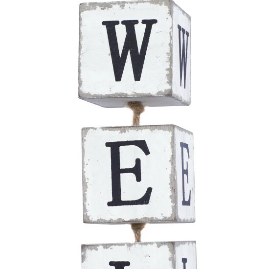 Cheap ๐ฅฐ Studio 350 White Wood Coastal Wall Decor 36 X 3 X 4 - 3 X 4 X 36 ๐งจ - Image 4