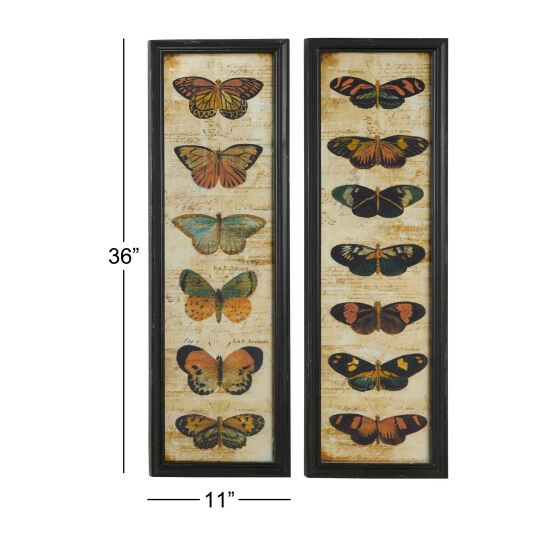 Cheap 🛒 Studio 350 Multi Iron Vintage Framed Wall Art Animals (Set Of 2) 🔔 - Image 6