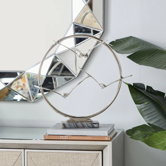 Promo 💯 Studio 350 Aluminum Modern Sculpture Bird 18 X 19 X 5 - 19 X 5 X 18Round Gold ⭐