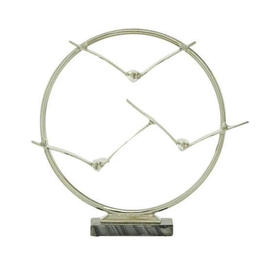 Promo 💯 Studio 350 Aluminum Modern Sculpture Bird 18 X 19 X 5 - 19 X 5 X 18Round Gold ⭐ - Image 3