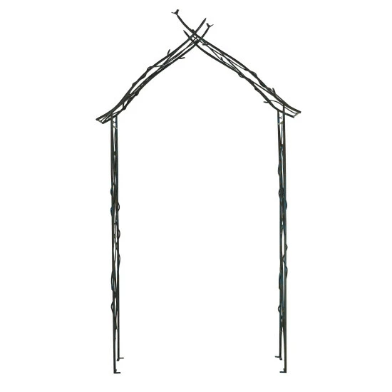 Buy 🎉 Studio 350 Black Metal Traditional Garden Arbor 103 X 42 X 16 - 42 X 16 X 103 👍 - Image 3