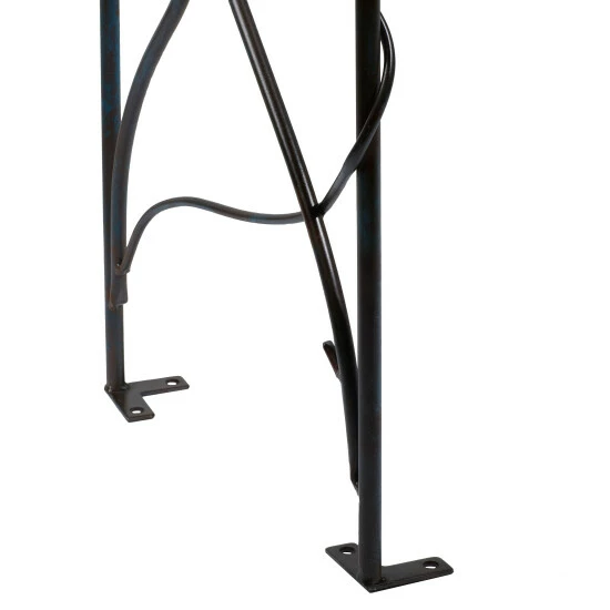 Buy 🎉 Studio 350 Black Metal Traditional Garden Arbor 103 X 42 X 16 - 42 X 16 X 103 👍 - Image 5