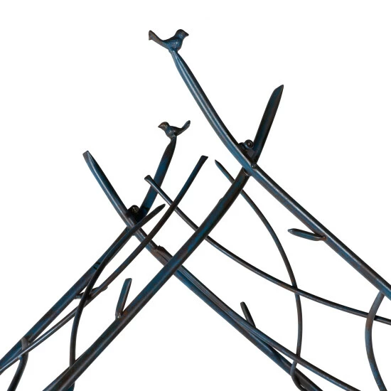 Buy 🎉 Studio 350 Black Metal Traditional Garden Arbor 103 X 42 X 16 - 42 X 16 X 103 👍 - Image 6