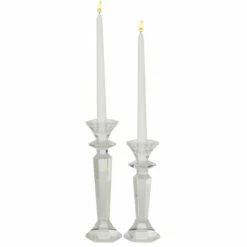 Discount ⭐ Studio 350 Wood Glam Candle Holder Set Of 2 - 3 X 3 X 10 😀