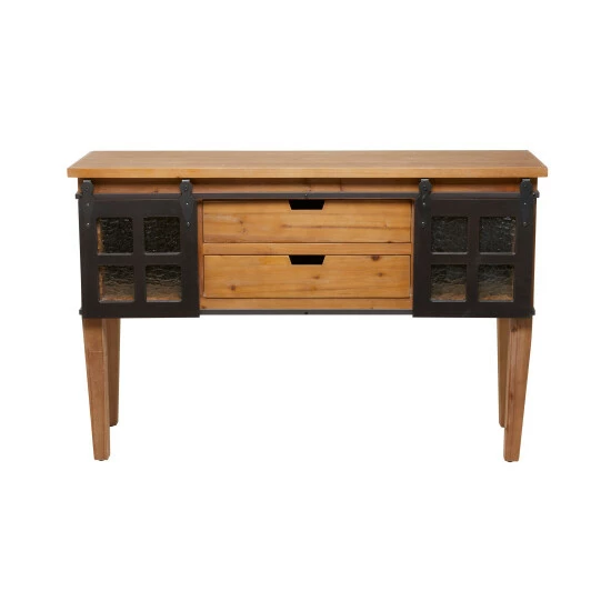 Buy 🥰 Studio 350 Brown Fir Industrial Console Table 👍 - Image 2