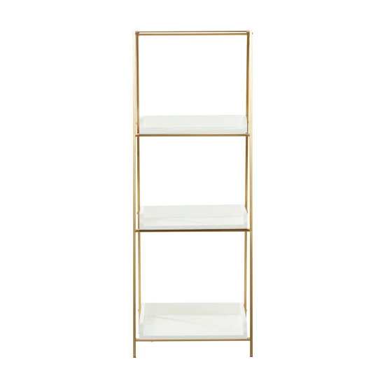 Budget ✨ Studio 350 White MDF Glam Wall Shelf 49 X 18 X 16 - 18 X 16 X 49 🔥 - Image 3