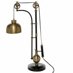 New 🌟 Studio 350 Black Metal Industrial Table Lamp 31 X 9 X 18 - 9 X 18 X 31 🎉