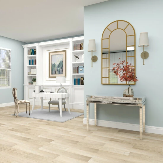 Budget 😍 Studio 350 Silver Wood Mirrored Geometric Accent Console Table With Crystal Embellishments ✨ - Image 8