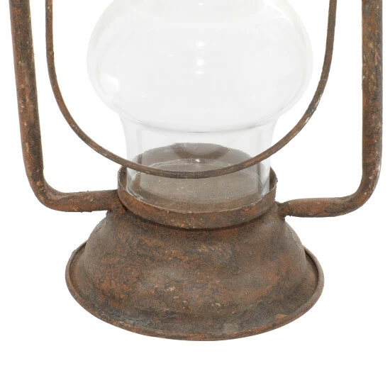 Hot Sale 🔥 Studio 350 Brown Metal Rustic Lantern 17 X 7 X 5 - 7 X 5 X 17 🌟 - Image 7