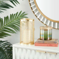 New ✨ Studio 350 Gold Iron Glam Lantern 🧨