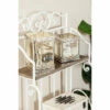New 👏 Studio 350 White Glass Glam Candle Holder (Set Of 2) - 5 X 5 X 8 🔥