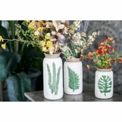 Flash Sale 🎁 Studio 350 White Stoneware Coastal Vase (Set Of 3) 😍