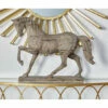 Buy 🔔 Studio 350 Beige Polystone Vintage Sculpture Horse 18 X 21 X 6 - 21 X 6 X 18 🔥