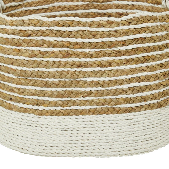 Buy 🛒 Studio 350 Brown Seagrass Bohemian Storage Basket ( Set Of 3) - S/3 19", 16", 13"W 🛒 - Image 5