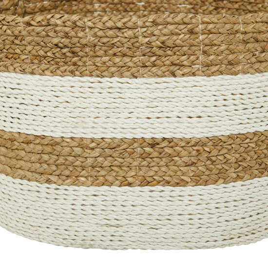 Buy 🛒 Studio 350 Brown Seagrass Bohemian Storage Basket ( Set Of 3) - S/3 19", 16", 13"W 🛒 - Image 6