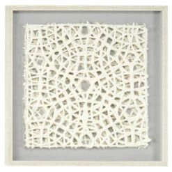 Best Pirce ๐ Studio 350 Grey MDF Coastal Shadow Box Abstract 24 X 24 X 1 - 24"W, 24"H ๐