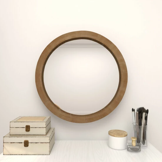 Brand new ๐ฏ Studio 350 Brown MDF Contemporary Wall Mirror ๐ฏ