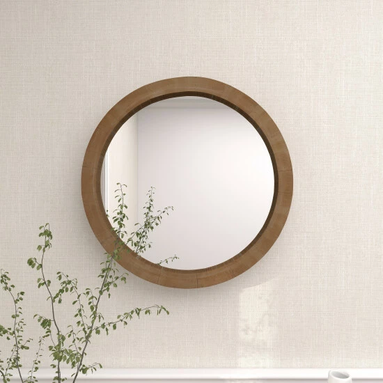 Brand new ๐ฏ Studio 350 Brown MDF Contemporary Wall Mirror ๐ฏ - Image 7