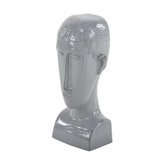 Best deal ⭐ Studio 350 Grey Stoneware Eclectic Sculpture Man 13 X 5 X 5 - 5 X 5 X 13 🔥 - Image 5