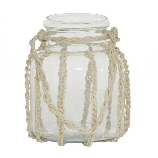 Brand new 👍 Studio 350 White Glass Coastal Lantern ⭐ - Image 3
