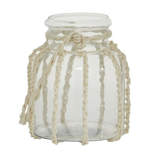 Brand new 👍 Studio 350 White Glass Coastal Lantern ⭐ - Image 4