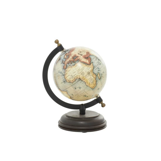 Top 10 โ Studio 350 Wood Rustic Globe - 6 X 5 X 8Round Black โญ - Image 2