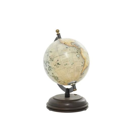 Top 10 โ Studio 350 Wood Rustic Globe - 6 X 5 X 8Round Black โญ - Image 3