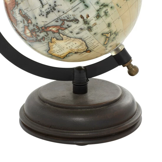 Top 10 โ Studio 350 Wood Rustic Globe - 6 X 5 X 8Round Black โญ - Image 5