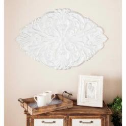 Best Pirce 👏 Studio 350 White Metal Vintage Wall Decor 37 X 25 X 1 👍