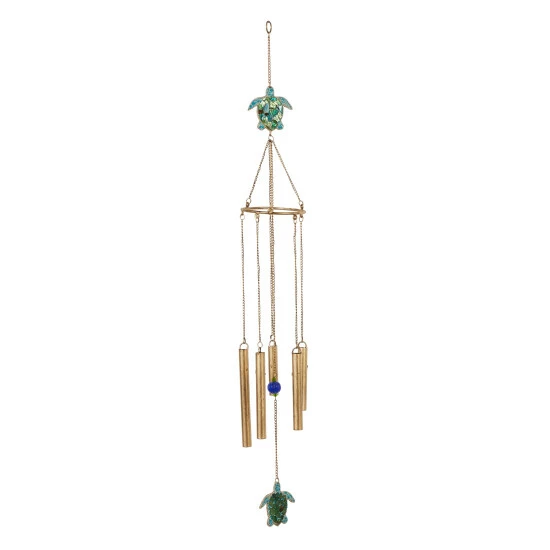 Best reviews of 👏 Studio 350 Gold Iron Eclectic Windchime 41 X 5 X 5 💯 - Image 2
