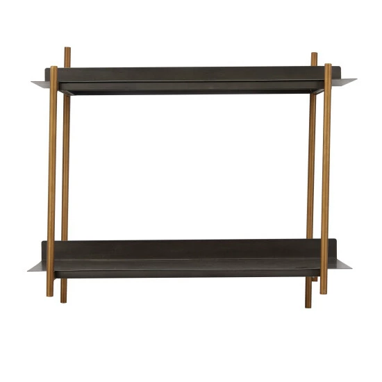 Best Sale 🤩 Studio 350 Grey Metal Modern Wall Shelf - 21.20x24.10x9.10 💯 - Image 4